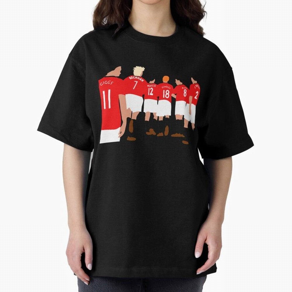 Class of 92 - Manchester United Legends Oversized T-Shirt Keep the Match Day Mood of the FIFA World Cup 2026 Journey through Mbappe Highlights, England Pride, Stadium Memories, Football Loyalty, International Chants and Championship Tradition; Made