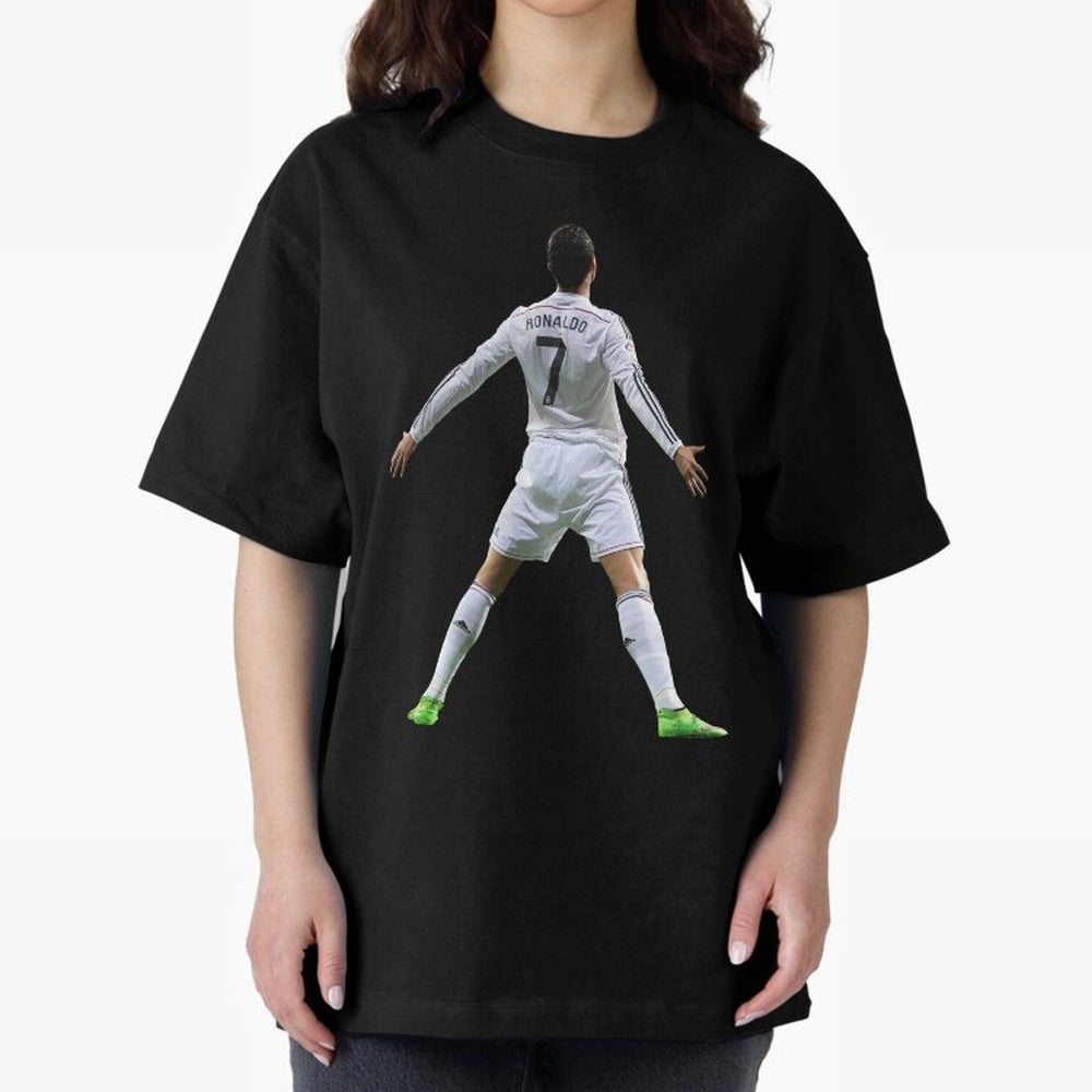 CR7 Oversized T-Shirt Fuel Your Fan Pride for FIFA World Cup 2026 USA Canada Mexico for Fans of Neymar, Haaland and Cristiano Ronaldo and France, Bringing Classic Soccer Heritage, Championship Pressure, Fan Loyalty and International Pride; Great