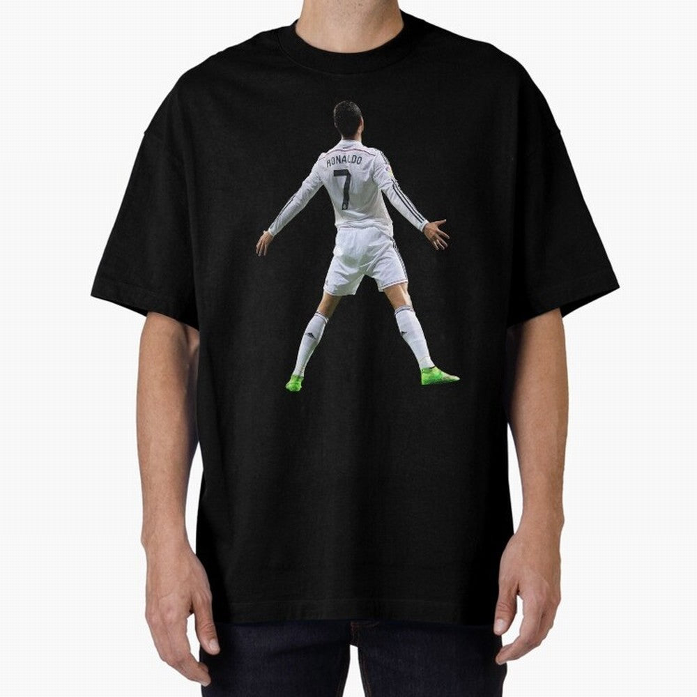 CR7 Oversized T-Shirt Fuel Your Fan Pride for FIFA World Cup 2026 USA Canada Mexico for Fans of Neymar, Haaland and Cristiano Ronaldo and France, Bringing Classic Soccer Heritage, Championship Pressure, Fan Loyalty and International Pride; Great
