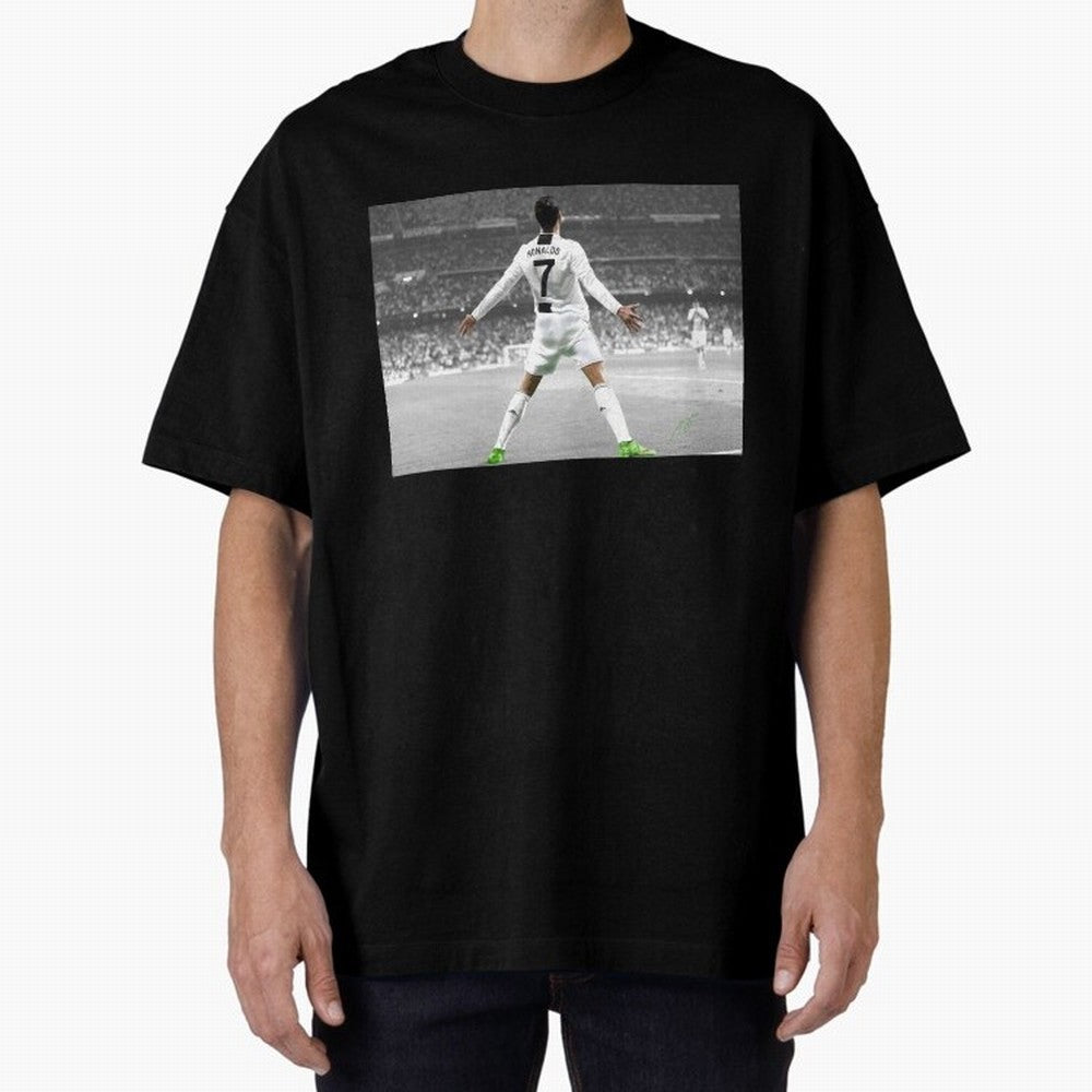 Cristiano Ronaldo Oversized T-Shirt Bring Bold Fan Energy to FIFA World Cup 2026 USA Canada Mexico Spirit, Driven by Netherlands, CR7 and Messi, Football Passion, Legendary Performances, Festival Vibes and Supporter Community; Perfect for People
