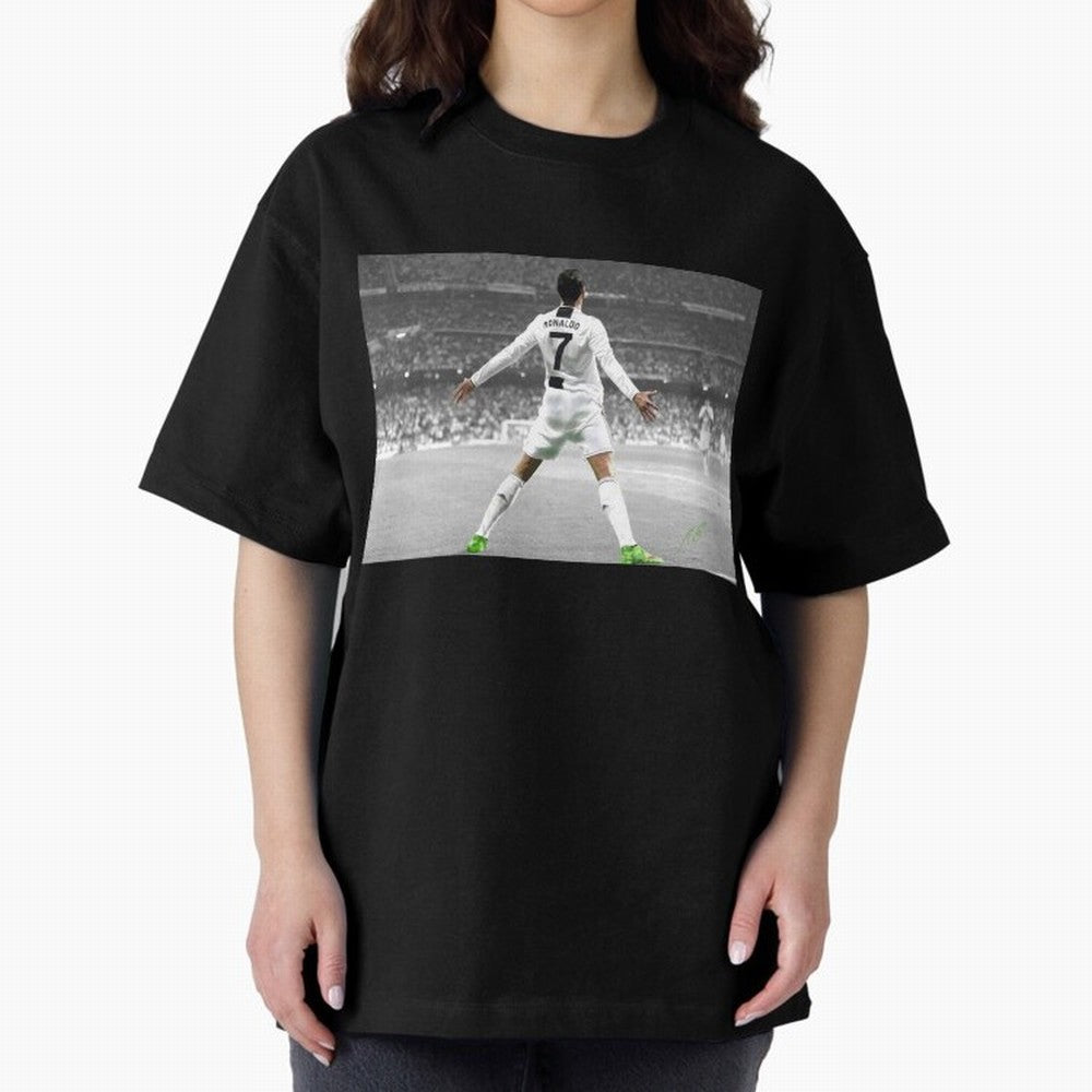 Cristiano Ronaldo Oversized T-Shirt Bring Bold Fan Energy to FIFA World Cup 2026 USA Canada Mexico Spirit, Driven by Netherlands, CR7 and Messi, Football Passion, Legendary Performances, Festival Vibes and Supporter Community; Perfect for People