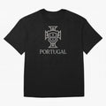 Portugal Grey 2 Oversized T-Shirt Honor Football Greatness during Match Day Hype around FIFA World Cup 2026, CR7 and Messi, Portugal, Vintage Soccer Flavor, Modern Football Stars, National Flags and Final Night Emotion; Ideal for Football Dads,