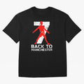 Men Back to manchester Welcome to manchester Oversized T-Shirt Refresh Global Football Passion for FIFA World Cup 2026 USA Canada Mexico, with Messi, Neymar and Mbappe, England, France and Netherlands, Match Day Excitement, Supporter Culture,