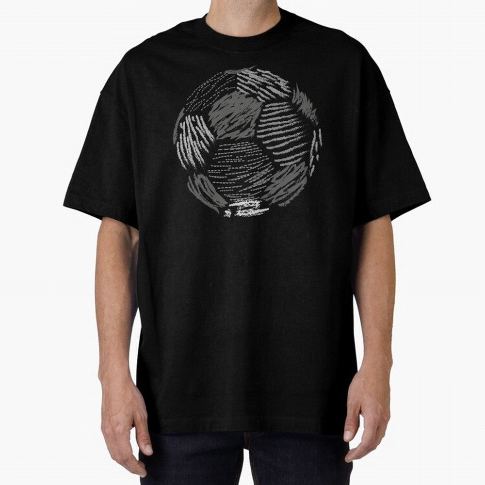 Soccer ball Oversized T-Shirt Honor the Football Icons of FIFA World Cup 2026 Spirit, Inspired by England and Germany, Neymar, Haaland and Cristiano Ronaldo, Retro Football Energy, Iconic Rivalries, Trophy Chase Drama and Stadium Atmosphere;