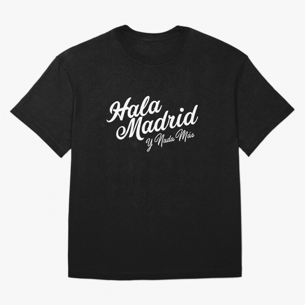 HALA MADRID Oversized T-Shirt Bring a Champion Mindset to FIFA World Cup 2026 Built around Haaland, Germany Energy, Championship Spirit, Famous Goals, Roaring Crowds and International Football Unity; Created for Match Day Parties, Soccer Gifts, Fan