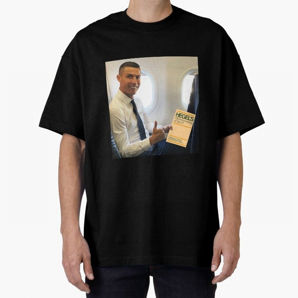 Ronaldo Hegel Oversized T-Shirt Remember Iconic Moments from FIFA World Cup 2026 USA Canada Mexico for Fans of Mbappe and Neymar and Netherlands, Bringing Retro Football Energy, Iconic Rivalries, Trophy Chase Drama and Stadium Atmosphere; Made for