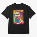 Cristiano Ronaldo Wpap Pop Art Oversized T-Shirt Bring World Football Passion into FIFA World Cup 2026 USA Canada Mexico Spirit, Featuring Spain, Cristiano Ronaldo, Football Festival Excitement, Trophy Ambitions, Country Rivalries and Star Player