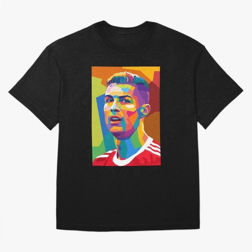 Cristiano Ronaldo Wpap Pop Art Oversized T-Shirt Bring World Football Passion into FIFA World Cup 2026 USA Canada Mexico Spirit, Featuring Spain, Cristiano Ronaldo, Football Festival Excitement, Trophy Ambitions, Country Rivalries and Star Player