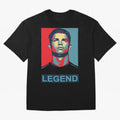 cristiano ronaldo legend Es Oversized T-Shirt Honor the Beautiful Game during the FIFA World Cup 2026 Group Stage Journey through Neymar, Haaland and Cristiano Ronaldo Highlights, Argentina and Brazil Pride, Stadium Memories, Football Loyalty,