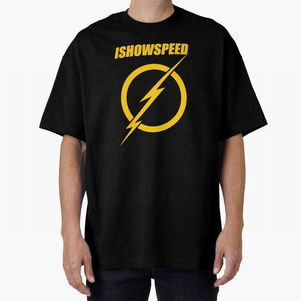 ISHOWSPEED MERCH LOGO Oversized T-Shirt Showcase the FIFA World Cup 2026 Group Stage Journey through Messi and Cristiano Ronaldo Highlights, England, France and Netherlands Pride, Classic Soccer Heritage, Championship Pressure, Fan Loyalty and