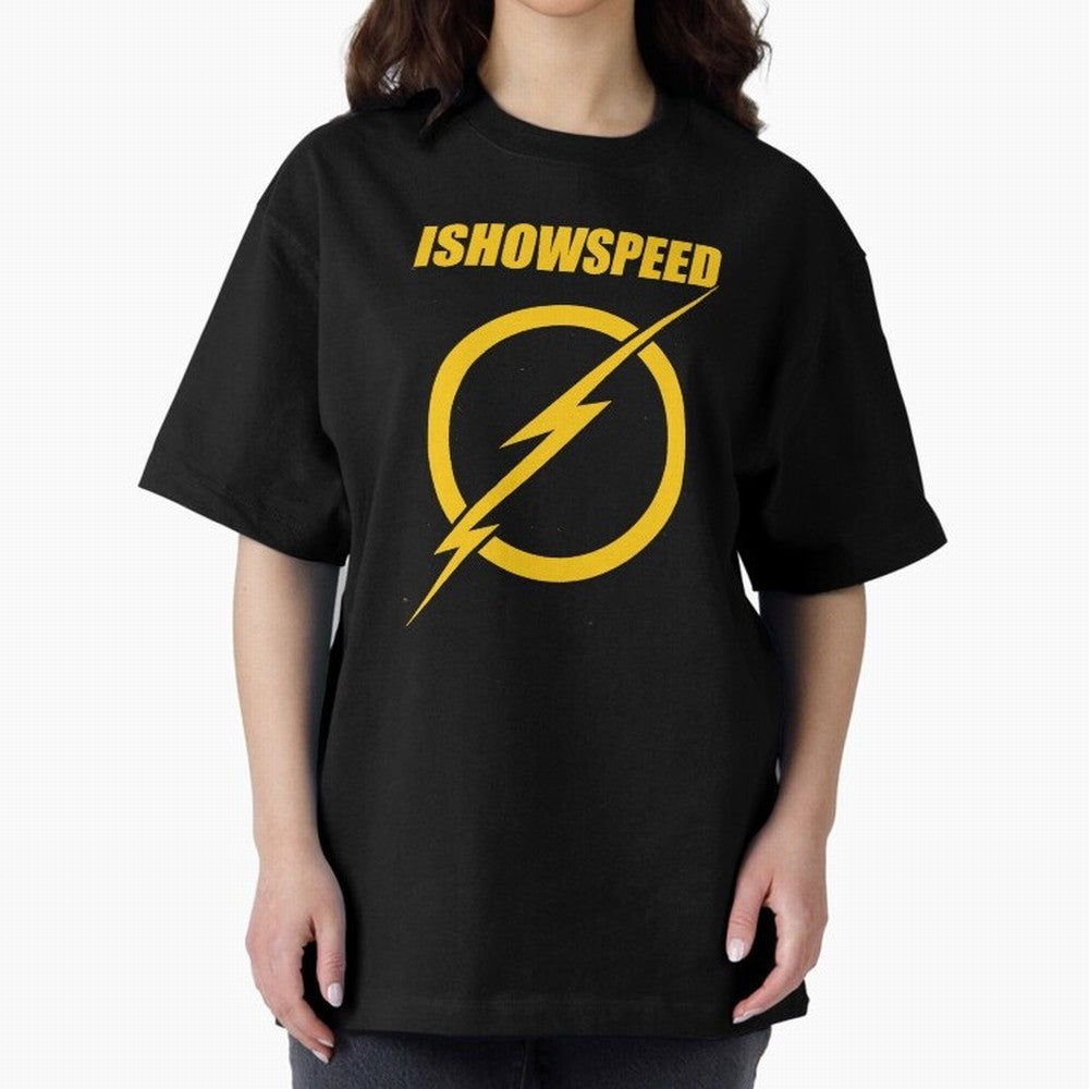 ISHOWSPEED MERCH LOGO Oversized T-Shirt Showcase the FIFA World Cup 2026 Group Stage Journey through Messi and Cristiano Ronaldo Highlights, England, France and Netherlands Pride, Classic Soccer Heritage, Championship Pressure, Fan Loyalty and