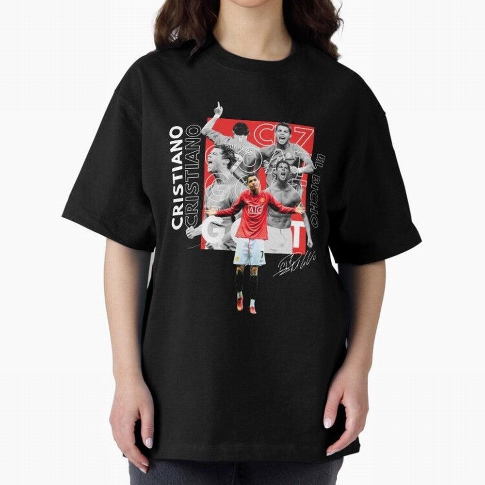 Cristiano Ronaldo CR7 Oversized T-Shirt Bring World Football Passion into FIFA World Cup 2026 for Fans of Mbappe and England, France and Netherlands, Bringing Sports Nostalgia, International Competition, Famous Players and Unforgettable Victories;