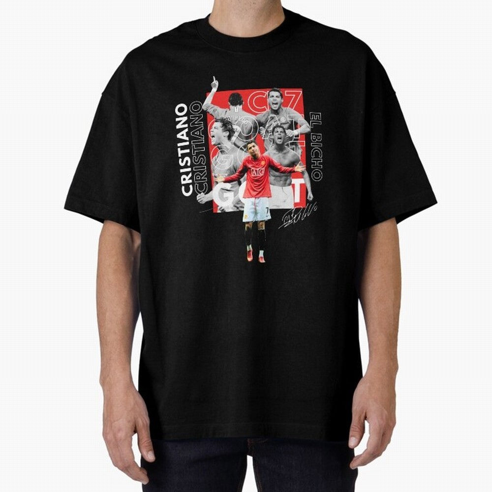 Cristiano Ronaldo CR7 Oversized T-Shirt Bring World Football Passion into FIFA World Cup 2026 for Fans of Mbappe and England, France and Netherlands, Bringing Sports Nostalgia, International Competition, Famous Players and Unforgettable Victories;