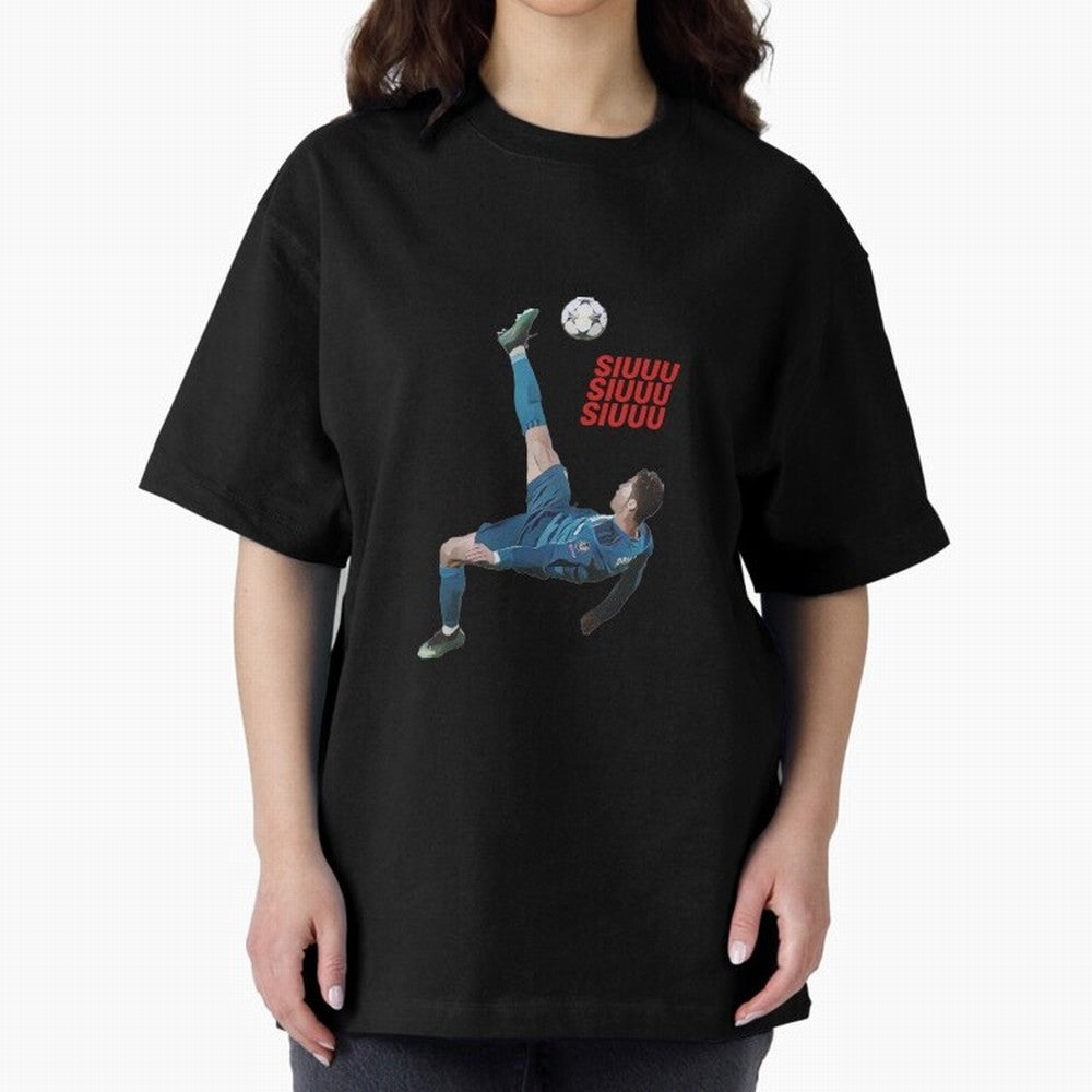 SIUUU #33 Oversized T-Shirt Celebrate National Team Dreams in FIFA World Cup 2026 Spirit, with Netherlands, Neymar, Haaland and Cristiano Ronaldo, Classic Soccer Heritage, Championship Pressure, Fan Loyalty and International Pride; Made for