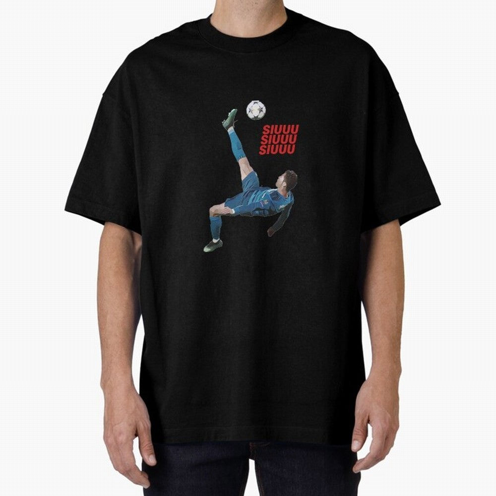 SIUUU #33 Oversized T-Shirt Celebrate National Team Dreams in FIFA World Cup 2026 Spirit, with Netherlands, Neymar, Haaland and Cristiano Ronaldo, Classic Soccer Heritage, Championship Pressure, Fan Loyalty and International Pride; Made for