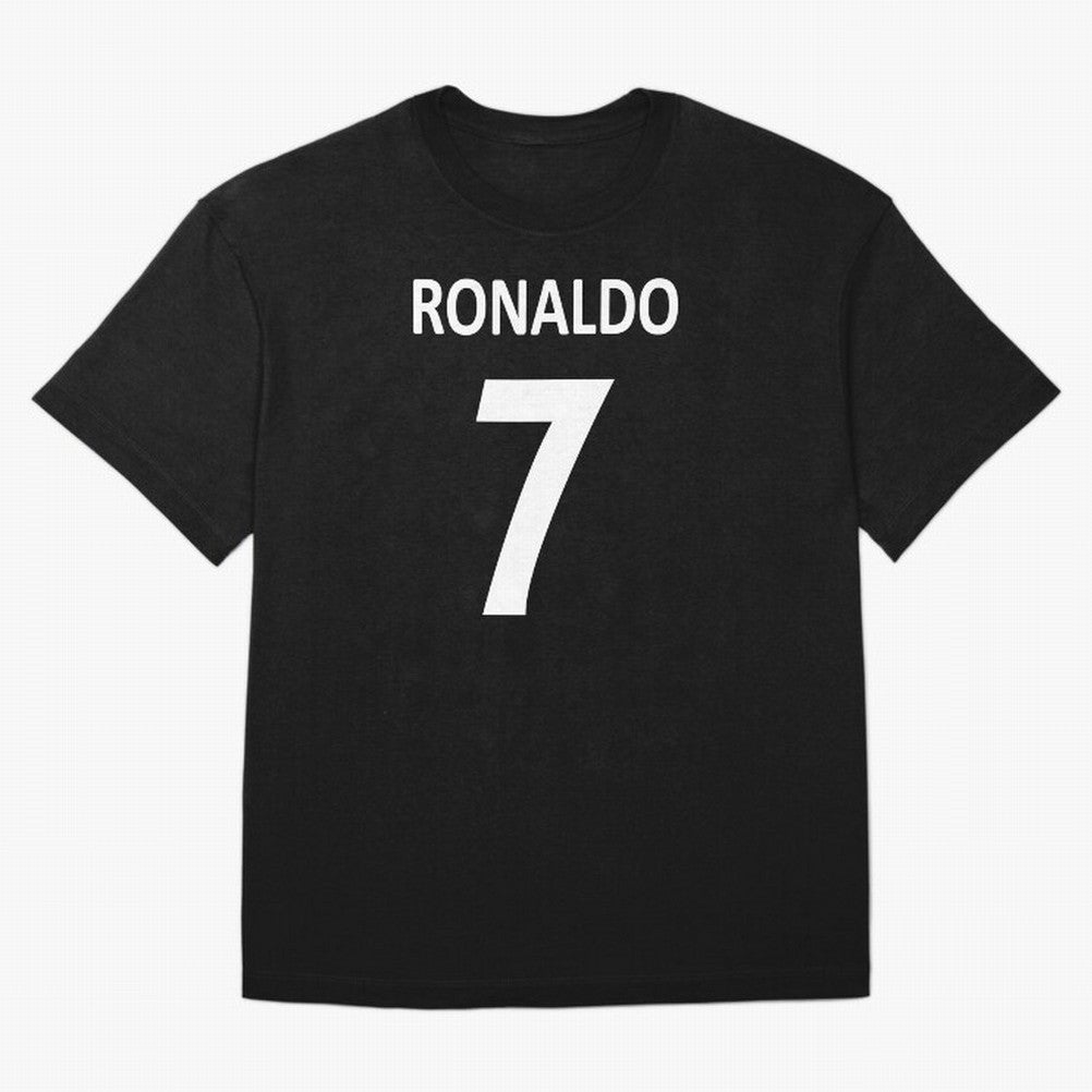 RONALDO NO.7 Oversized T-Shirt Show Your Stadium Side during Match Day Hype around FIFA World Cup 2026, Messi, CR7 and Mbappe, Argentina and Brazil, Goal Celebration Energy, Supporter Heritage, Football Icons and Worldwide Tournament Joy; Ideal for