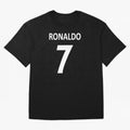RONALDO NO.7 Oversized T-Shirt Show Your Stadium Side during Match Day Hype around FIFA World Cup 2026, Messi, CR7 and Mbappe, Argentina and Brazil, Goal Celebration Energy, Supporter Heritage, Football Icons and Worldwide Tournament Joy; Ideal for
