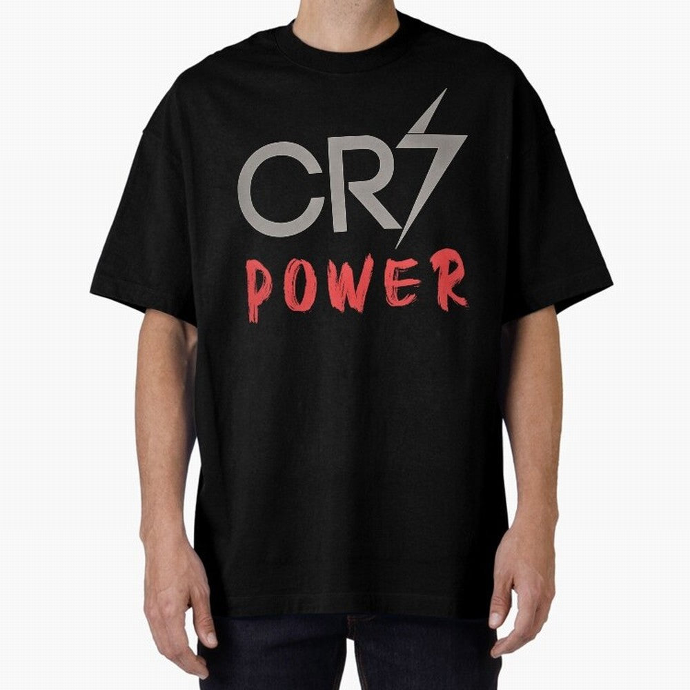CR7 Power 2 Oversized T-Shirt Refresh the FIFA World Cup 2026 USA Canada Mexico Journey through Cristiano Ronaldo Highlights, Argentina and Brazil Pride, Football Festival Excitement, Trophy Ambitions, Country Rivalries and Star Player Buzz; Ideal