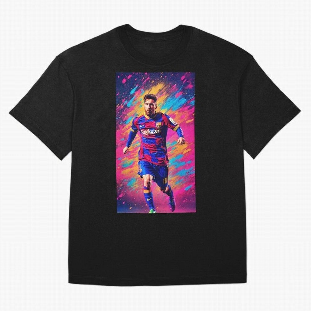 Lionel Messi Oversized T-Shirt Support the Legends of FIFA World Cup 2026 Spirit, Made for Argentina, France and Brazil, Neymar, Retro Football Energy, Iconic Rivalries, Trophy Chase Drama and Stadium Atmosphere; Great for Supporters Who Love