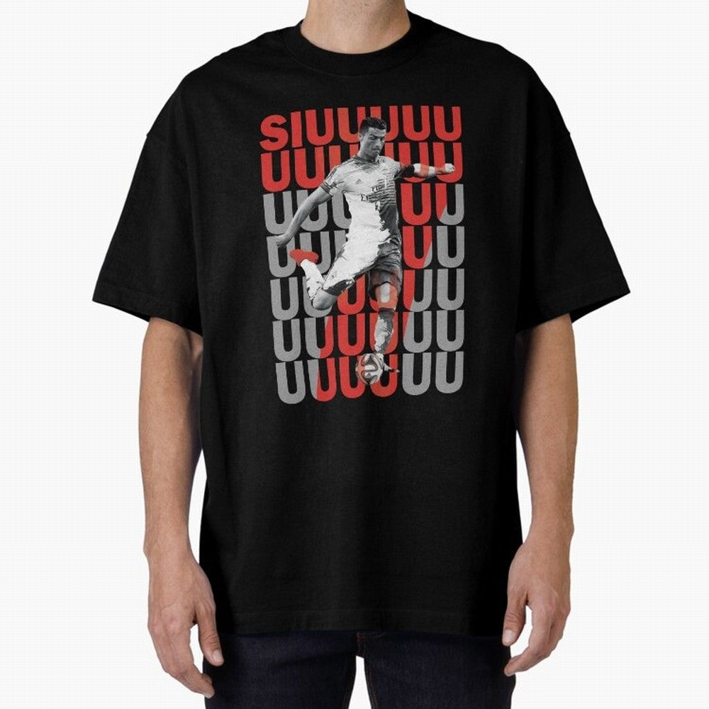 Siuuuuuu Cristiano Ronaldo Oversized T-Shirt Represent Fans Who Live for FIFA World Cup 2026 Group Stage Spirit, Filled with England, France and Netherlands, Cristiano Ronaldo, Tournament Hype, Historic Matchups, Family Viewing Parties and Global