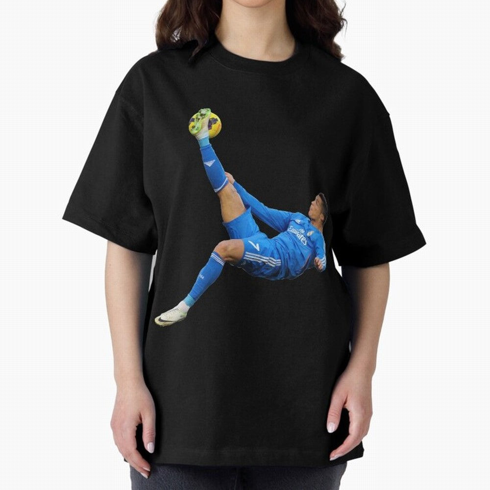 cristiano ronaldo Oversized T-Shirt Celebrate Classic Football Spirit in Match Day Hype around FIFA World Cup 2026, Haaland and Mbappe, France, Global Supporter Spirit, Legendary Goals, National Colors and Tournament Celebration; Ideal for