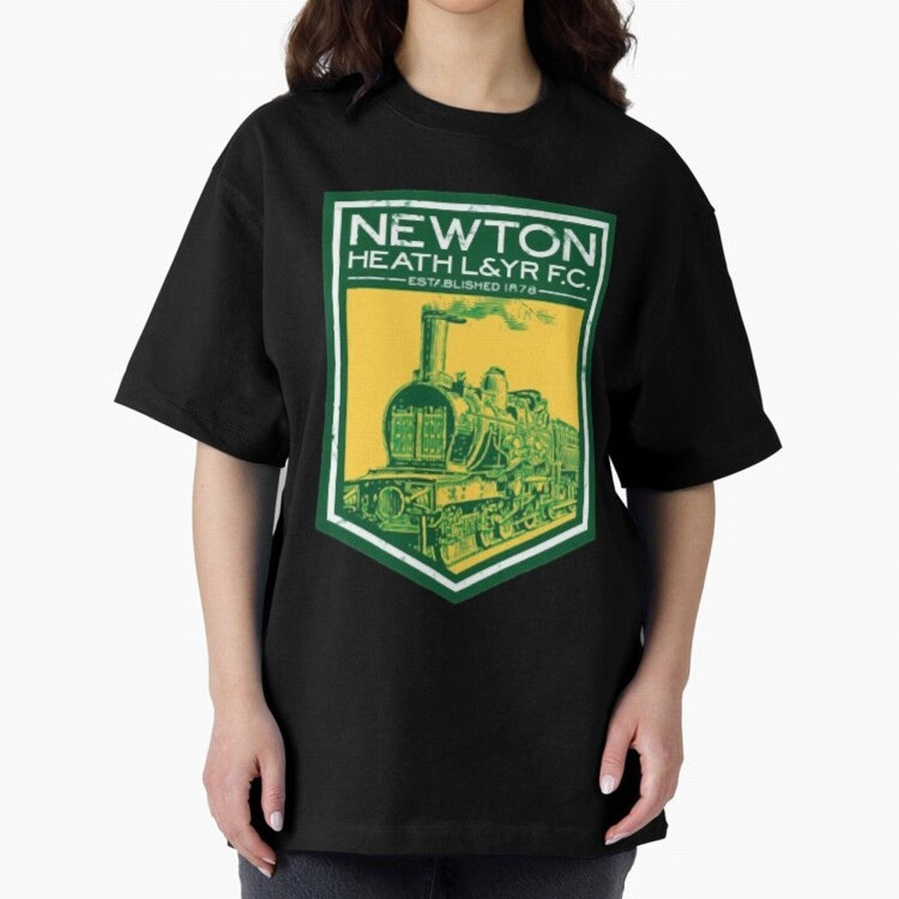 Manchester United Newton Heath 1878 Oversized T-Shirt Show Championship Spirit for Global Football Passion for FIFA World Cup 2026 Group Stage, Made for CR7 and Messi, England, France and Netherlands, Global Supporter Spirit, Legendary Goals,