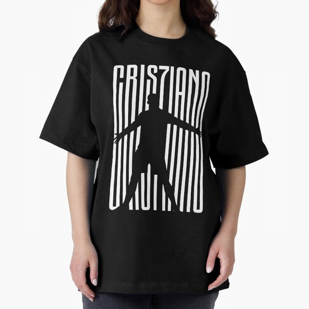 CRIS7IANO RONALDO? Oversized T-Shirt Feel the Trophy Chase of FIFA World Cup 2026 Spirit, Centered on Brazil, Portugal and Argentina, Neymar, Stadium Memories, Football Loyalty, International Chants and Championship Tradition; Great for Supporters