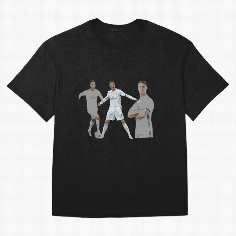 RONALDO Oversized T-Shirt Feel the Trophy Chase of FIFA World Cup 2026 for Fans of CR7 and Messi and England, France and Netherlands, Bringing Tournament Hype, Historic Matchups, Family Viewing Parties and Global Sports Pride; Perfect for People