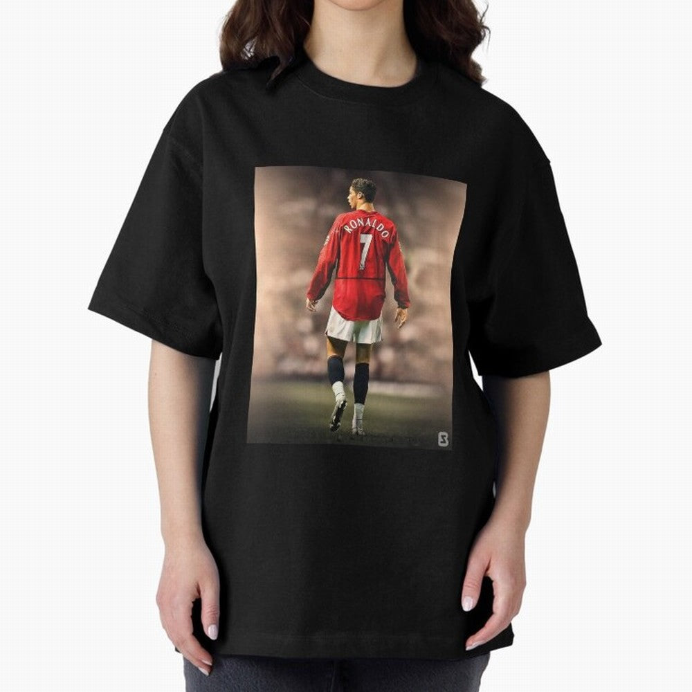 ronaldo Oversized T-Shirt Bring Home the FIFA World Cup 2026 Group Stage Journey through Cristiano Ronaldo, Haaland and CR7 Highlights, Argentina and Brazil Pride, Worldwide Fan Energy, Dramatic Goals, Stadium Lights and Championship Celebrations;