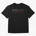 Na??o Valente e Imortal Portugal Oversized T-Shirt Remember Iconic Moments from FIFA World Cup 2026 USA Canada Mexico Spirit, Made for England and Germany, Messi and Cristiano Ronaldo, Championship Spirit, Famous Goals, Roaring Crowds and