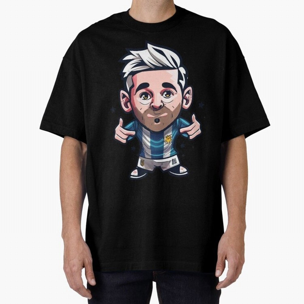 Lionel Messi Oversized T-Shirt Bring Champion Energy into Global Football Passion for FIFA World Cup 2026 Group Stage, with Haaland and Mbappe, Portugal, Spain and Germany, Goal Celebration Energy, Supporter Heritage, Football Icons and Worldwide