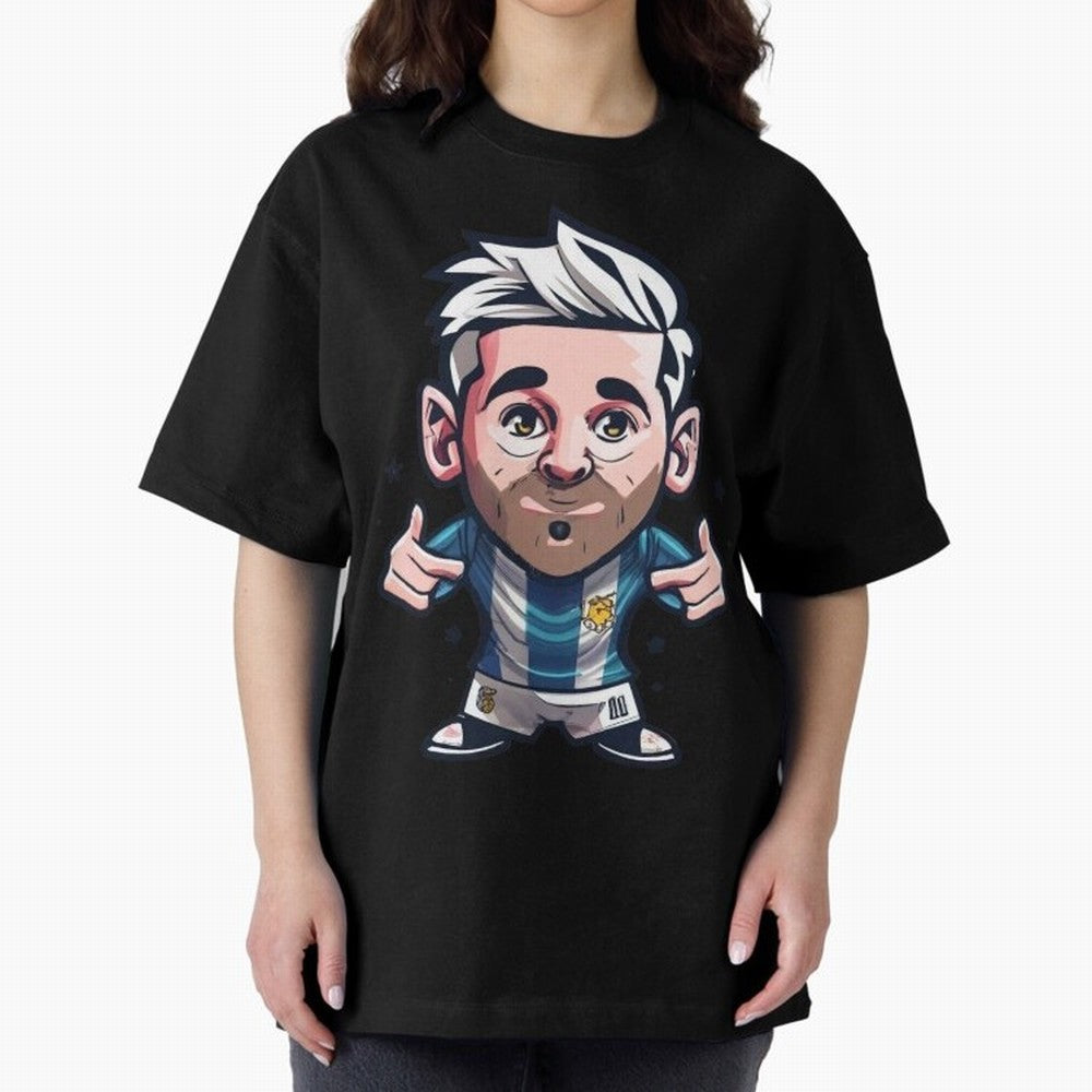 Lionel Messi Oversized T-Shirt Bring Champion Energy into Global Football Passion for FIFA World Cup 2026 Group Stage, with Haaland and Mbappe, Portugal, Spain and Germany, Goal Celebration Energy, Supporter Heritage, Football Icons and Worldwide