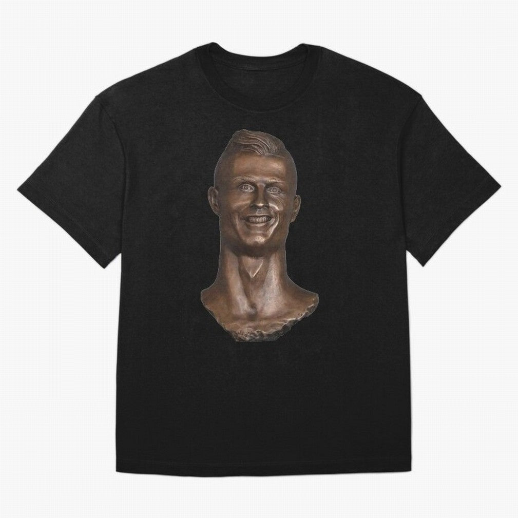Cristiano Ronaldo Bust Scary Oversized T-Shirt Back the Journey through FIFA World Cup 2026 USA Canada Mexico Capturing Mbappe and Neymar, Portugal Energy, Tournament Hype, Historic Matchups, Family Viewing Parties and Global Sports Pride; Made for