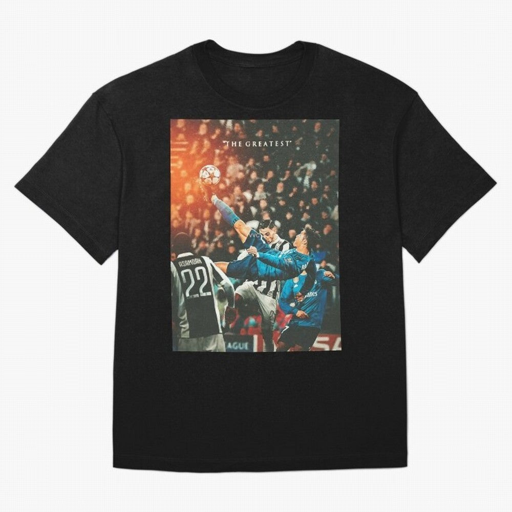 Ronaldo Bicycle Kick Skills Greatest, Ronaldo Gifts, Ronaldo Best Selling , Ronaldo Top Items Oversized T-Shirt Live for the Drama of Match Day Hype around FIFA World Cup 2026, Messi, England and Germany, Football Festival Excitement, Trophy
