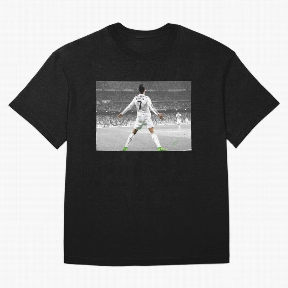 Cristiano Ronaldo 7 Oversized T-Shirt Celebrate the Biggest Stage of Match Day Hype around FIFA World Cup 2026, Messi, CR7 and Mbappe, France and Portugal, Tournament Hype, Historic Matchups, Family Viewing Parties and Global Sports Pride; Created
