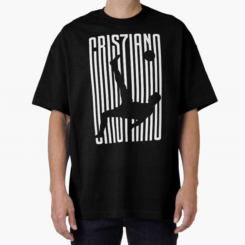 CR7 Juve White Oversized T-Shirt Celebrate Unforgettable Nights in Global Football Passion for FIFA World Cup 2026 Group Stage, Built around CR7 and Messi, Brazil, Portugal and Argentina, Football Passion, Legendary Performances, Festival Vibes and