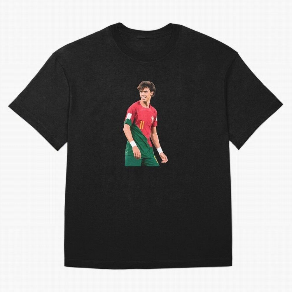 Joao Felix Oversized T-Shirt Stand Out with Spirit from Match Day Hype around FIFA World Cup 2026, Mbappe and Neymar, Argentina and Brazil, Football Festival Excitement, Trophy Ambitions, Country Rivalries and Star Player Buzz; Ideal for Fans Who