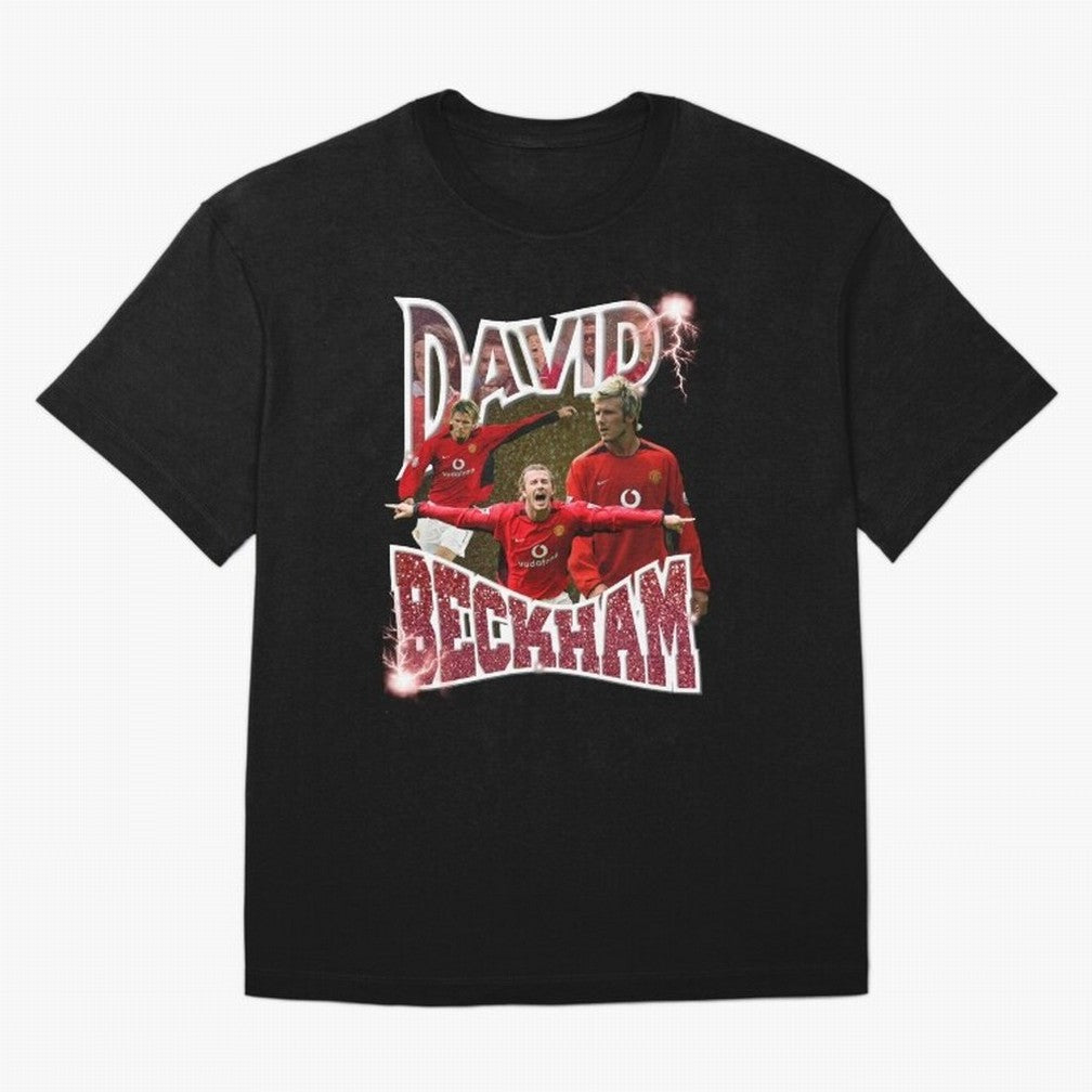 David Beckham Graphic Tee Oversized T-Shirt Bring International Match Energy to FIFA World Cup 2026 for Fans of Messi, CR7 and Mbappe and Spain, Bringing Stadium Memories, Football Loyalty, International Chants and Championship Tradition; Ideal for