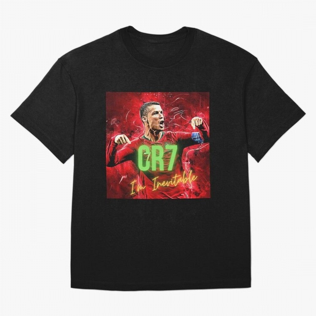 CR7 Oversized T-Shirt Relive Legendary Nights from FIFA World Cup 2026 Group Stage Inspired by Messi, Neymar and Mbappe, France and Portugal Energy, Match Day Excitement, Supporter Culture, Golden Goals and Global Football Passion; Ideal for