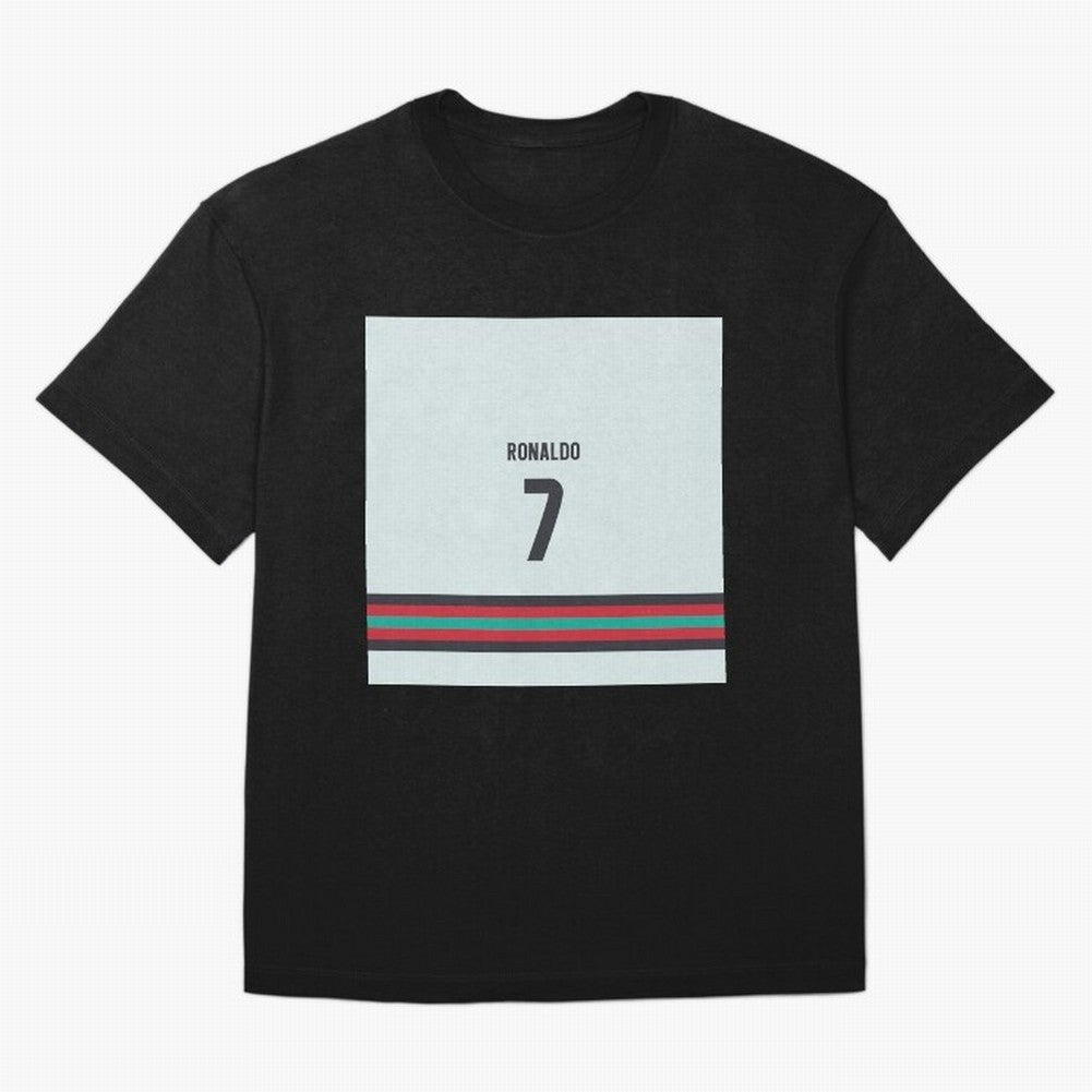 Cristiano Ronaldo Portugal Away Oversized T-Shirt Support FIFA World Cup 2026 USA Canada Mexico Spirit, Built around Netherlands, Messi, Neymar and Mbappe, Worldwide Fan Energy, Dramatic Goals, Stadium Lights and Championship Celebrations; Great