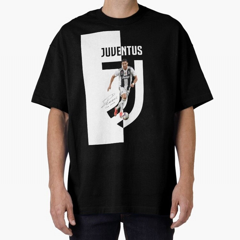 cristiano ronaldo - juventus - soccer top Oversized T-Shirt Follow the Road to FIFA World Cup 2026 USA Canada Mexico Highlighting Cristiano Ronaldo, Spain Energy, Match Day Excitement, Supporter Culture, Golden Goals and Global Football Passion;