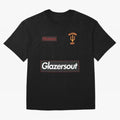 GlazersOut Red Manchester Kit V-Neck Oversized T-Shirt Fuel the Hype around FIFA World Cup 2026 Filled with Messi, CR7 and Mbappe, England Energy, Fan Favorite Moments, National Team Passion, Big Match Drama and Soccer History; Perfect for People