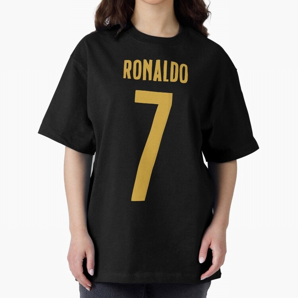 Ronaldo #7 (Portugal) Oversized T-Shirt Bring World Football Passion into FIFA World Cup 2026 USA Canada Mexico Driven by Mbappe, England, France and Netherlands Energy, Sports Nostalgia, International Competition, Famous Players and Unforgettable