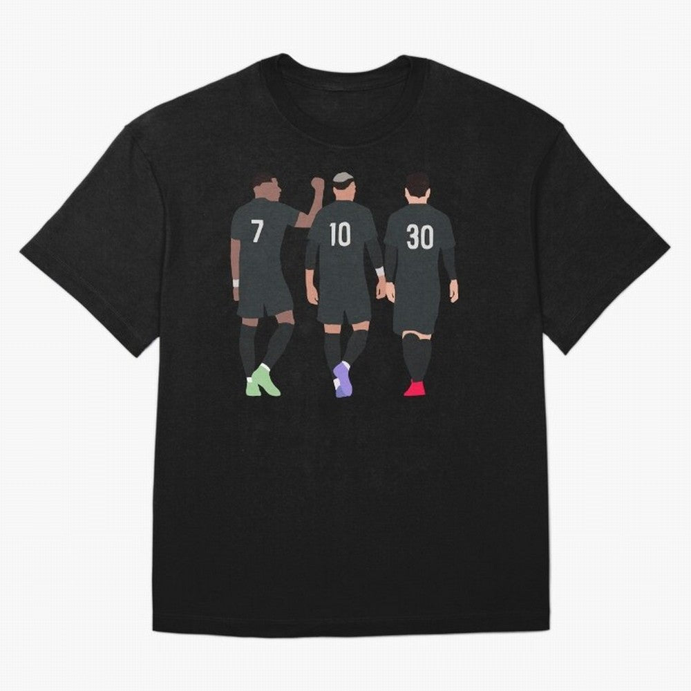 Messi Neymar France Football Players Trio Mmn #y79 Oversized T-Shirt Honor Champions and Dreams in the FIFA World Cup 2026 USA Canada Mexico Journey through Cristiano Ronaldo, Haaland and CR7 Highlights, Portugal, Spain and Germany Pride, Worldwide