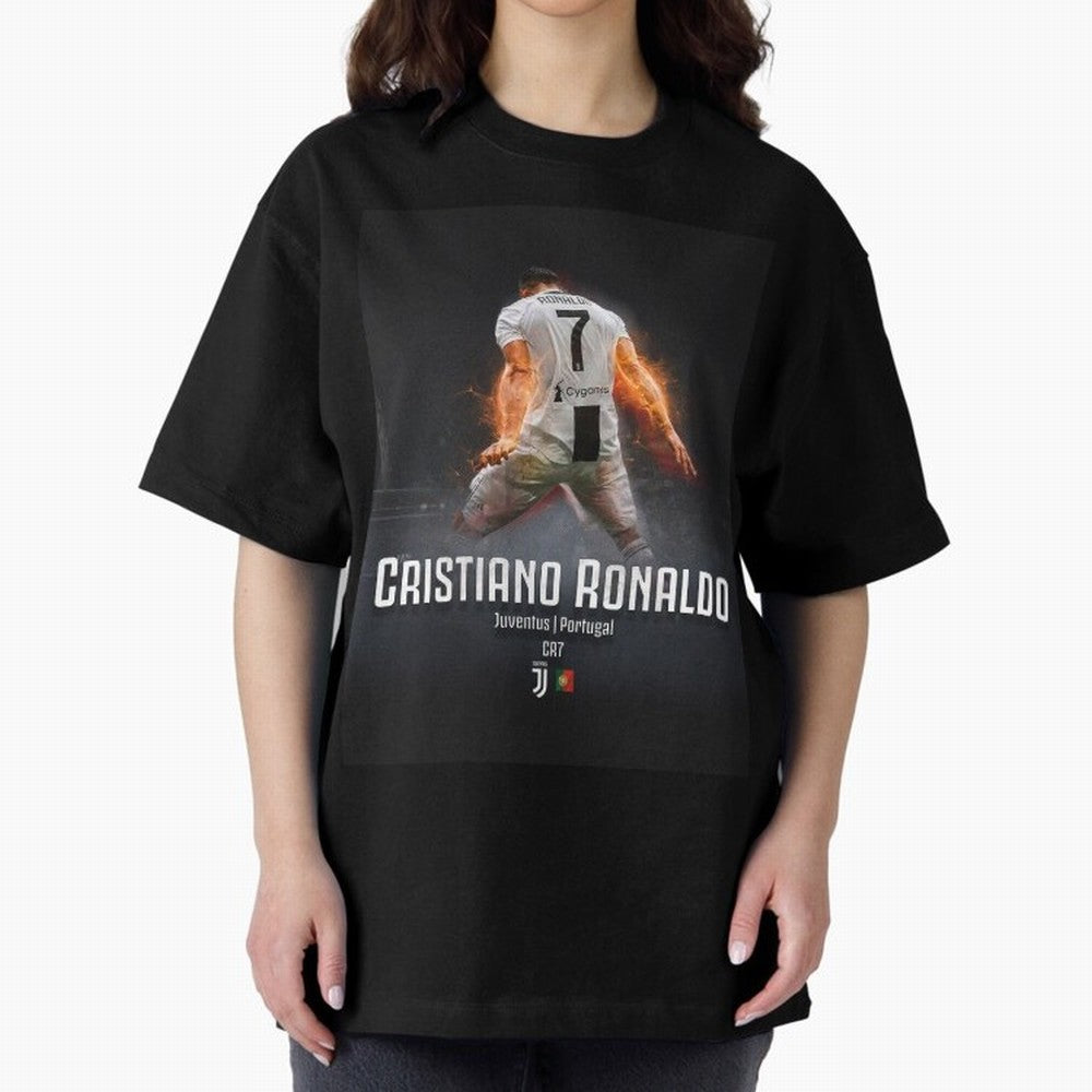 CR7 ¡ï Oversized T-Shirt Fuel FIFA World Cup 2026 USA Canada Mexico Spirit, Centered on Spain, Neymar, Vintage Soccer Flavor, Modern Football Stars, National Flags and Final Night Emotion; Created for Match Day Parties, Soccer Gifts, Fan Photos,