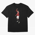 Cristiano Ronaldo Pirouette Siuuuu Goal Celebration Oversized T-Shirt Carry National Pride through FIFA World Cup 2026 for Fans of Mbappe and Spain, Bringing Match Day Excitement, Supporter Culture, Golden Goals and Global Football Passion; Great