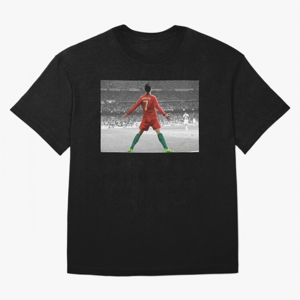 Portugal's Cristiano Ronaldo Oversized T-Shirt Celebrate Rivalries and Pride in FIFA World Cup 2026 Spirit, Connected to England and Germany, Messi, Global Supporter Spirit, Legendary Goals, National Colors and Tournament Celebration; Made for