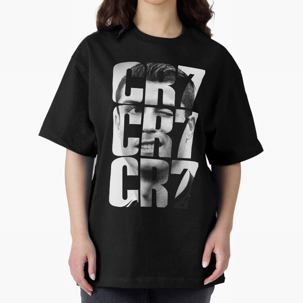 CR7 smile Oversized T-Shirt Bring Match Day Fire to the FIFA World Cup 2026 Group Stage Journey through Mbappe and Neymar Highlights, Germany Pride, Global Supporter Spirit, Legendary Goals, National Colors and Tournament Celebration; Made for