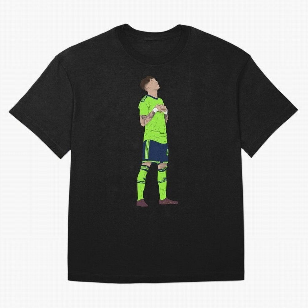 Alejandro Garnacho Ronaldo Peace Goal Celebration Oversized T-Shirt Step into FIFA World Cup 2026 Group Stage Filled with Mbappe and Neymar, Spain Energy, Classic Soccer Heritage, Championship Pressure, Fan Loyalty and International Pride; Great