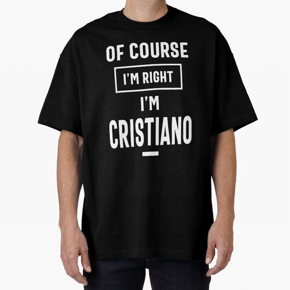 Cristiano Personalized Name Birthday Gift Oversized T-Shirt Celebrate Fan Culture around the FIFA World Cup 2026 USA Canada Mexico Journey through Neymar Highlights, England Pride, Match Day Excitement, Supporter Culture, Golden Goals and Global